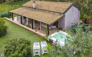 Property grounds - Alghero magnificent villa Laurus with pool in Valverde 122 D (Alghero)