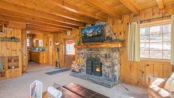 TV, fireplace, Netflix, DVD player