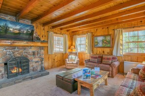 TV, fireplace, Netflix, DVD player