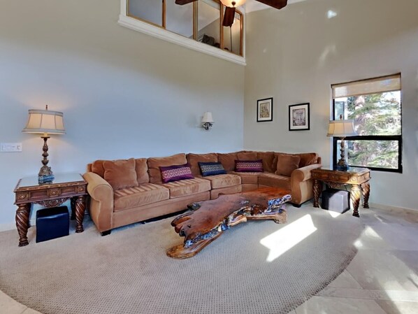 Condo, 4 Bedrooms | Living area - Deluxe Condo with Fireplace (Unit 623 at 1849) (Mammoth Lakes)