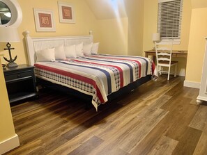 4 bedrooms, blackout curtains, iron/ironing board, free WiFi