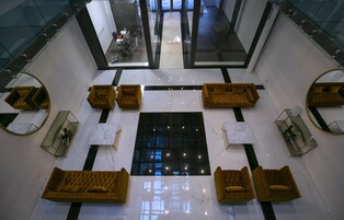 Lobby sitting area