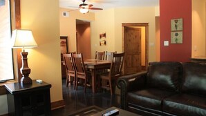Condo, Multiple Beds, Balcony | Living room | TV - #723: Trout Hill Condo at Fall Creek Falls (Pikeville)