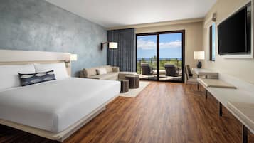 Suite, 1 King Bed with Sofa bed, Smoking, Ocean View (Corner, Balcony) | 1 bedroom, in-room safe, individually furnished, desk