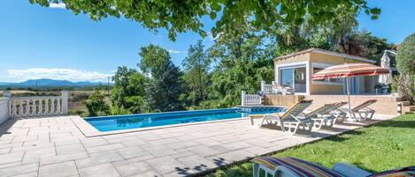 Una piscina riscaldata