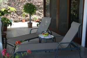 Terrace/patio -  Ocean View Villa with Pool - Flamingo Beach (Playa Flamingo)