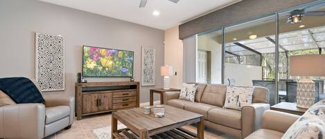 Smart TV, video games, ping pong