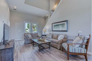 House, 6 Bedrooms | Living room | 36-inch TV with cable channels - Southern Jewel by Bliss Beach Rentals (Destin)