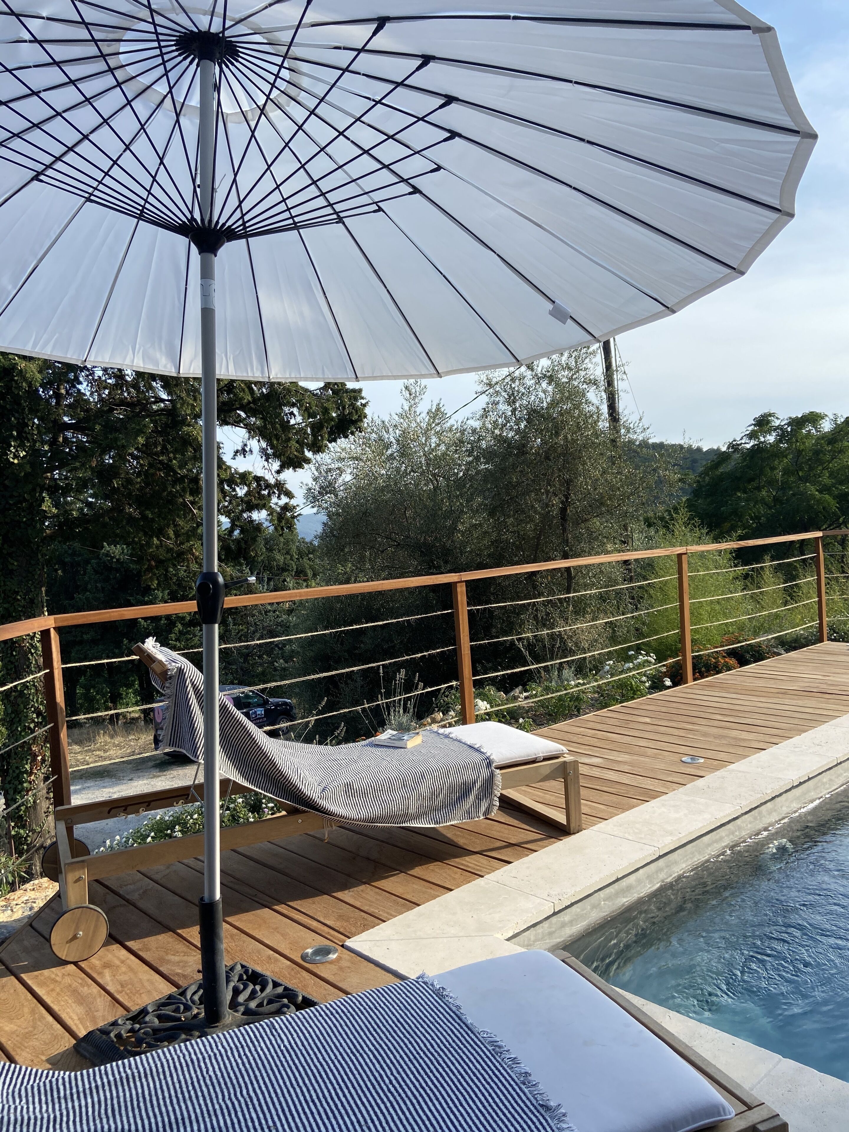 Piscine extérieure, piscine chauffée