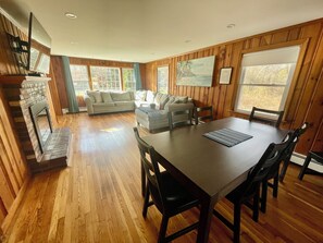 TV, table football, ping pong