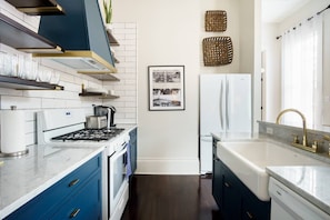 Fridge, microwave, oven, stovetop - Step Back in Time in a Historic Condo in Tremé - Blocks from French Quarter! (New Orleans)
