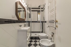Shower, hair dryer, bidet