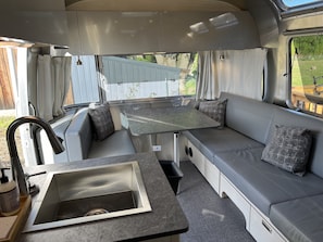TV, DVD player, stereo