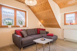 Fernseher, DVD-Player, Stereoanlage