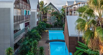 Appart classé 3* avec piscine à saint pierre centre.