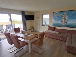 TV - Ferienhaus Seglerblick am Achterwasser - Ferienhaus Seglerblick (Sauzin)