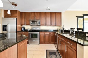 Microwave, dishwasher