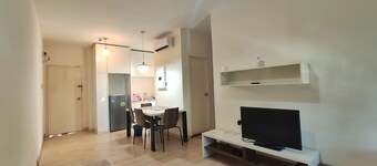 Simple house in the city