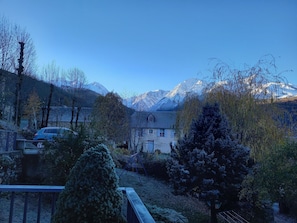 Blick von der Unterkunft