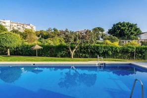 Outdoor pool - Stunning Mediterranean View Top-Floor Apartment El Faro (Las Lagunas de Mijas)