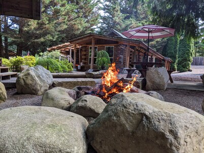Cozy Log Cabin in peaceful wooded surroundings