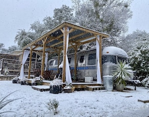Property grounds - Jolene's Airstream: Enjoy lake views sitting on the porch with lake/dock access (Spicewood)