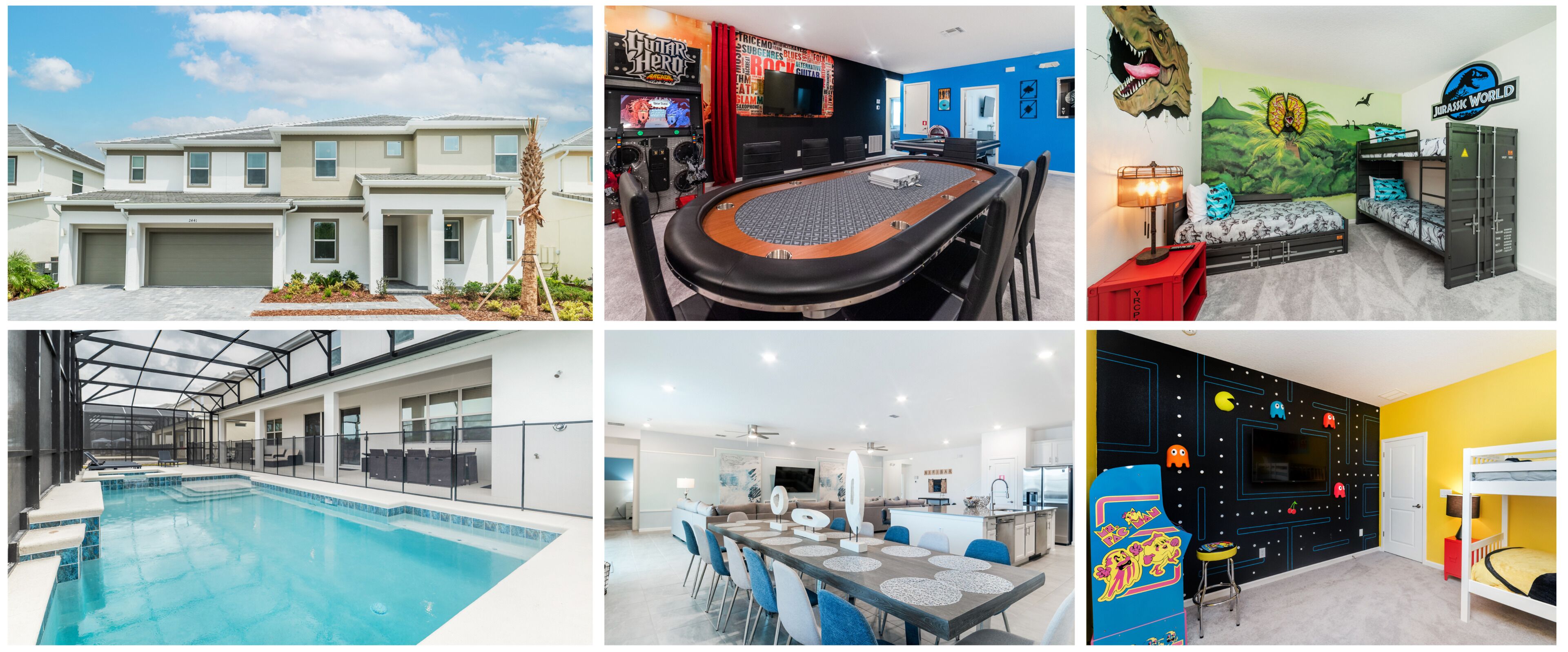 🏰 Luxurious 15BR Mansion with Themed Bedrooms near Disney! 🌟