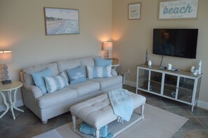 Smart TV, video games, DVD player, video library