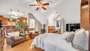 1 多间卧室、熨斗/熨衣板、WiFi、床单