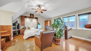 1 chambre, fer et planche Ă repasser, Wi-Fi, draps fournis