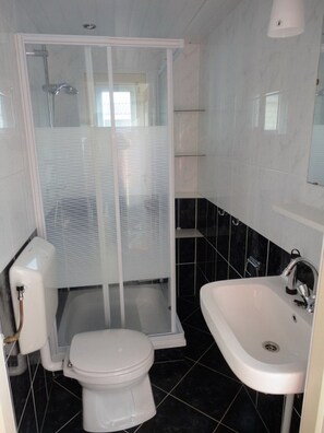 Regadera y secadora de cabello 