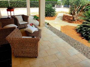 Terrace/patio - Cool and comfortable villa near the beautiful sea (San Vito Lo Capo)