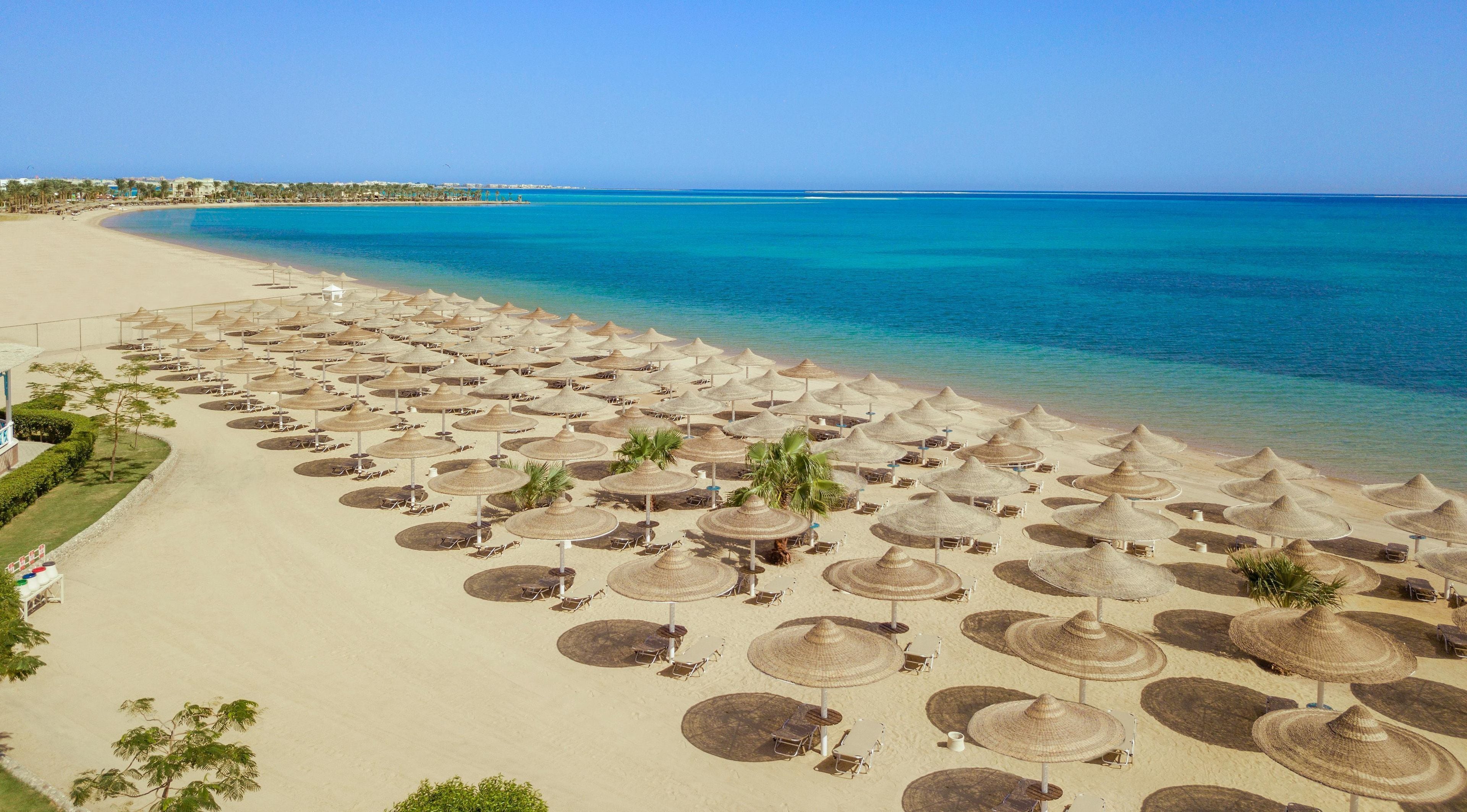 Private beach