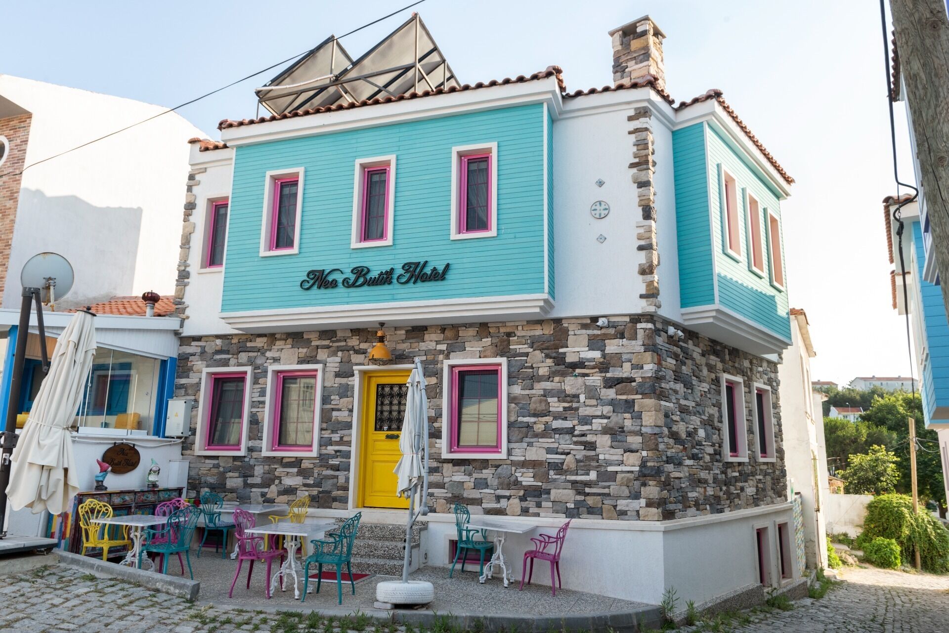 Fassade der Unterkunft