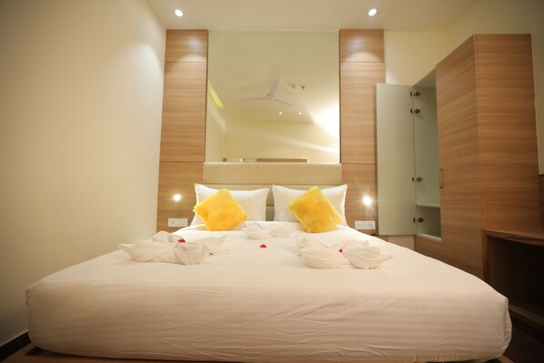 Habitación Deluxe con 1 cama matrimonial o 2 individuales | Escritorio, espacio para trabajar con laptop y wifi gratis