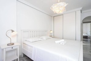 2 bedrooms, iron/ironing board, travel crib, free WiFi