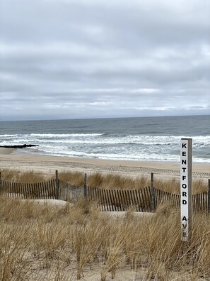 Beach nearby, sun-loungers