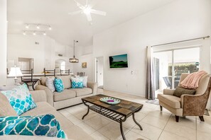 TV, video games, stereo