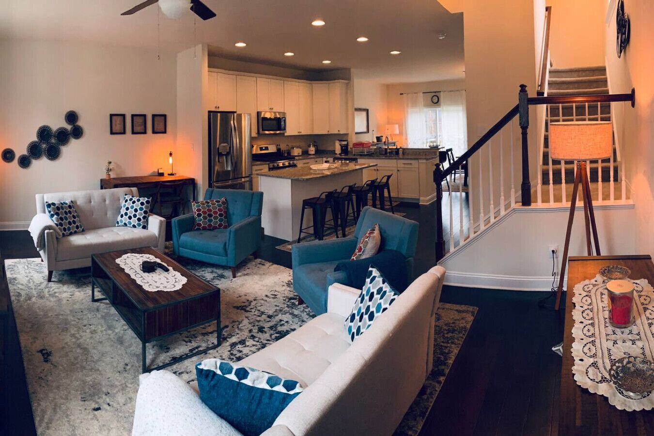 Smart TV, DVD player, video library