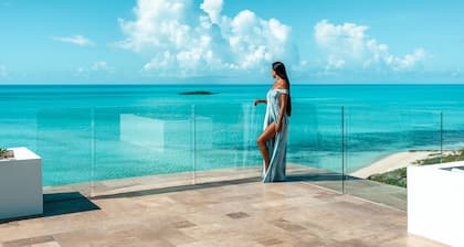 Modern Beachfront 2bd-2.5th with rooftop terrace and private pool!
