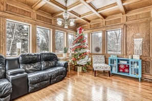 Televisor intel·ligent, llar de foc, estèreo i pantalles d'ordinador 