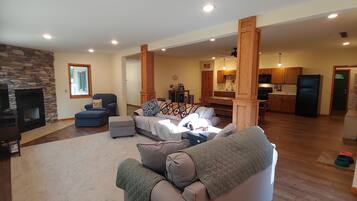 TV, video games, DVD player, books