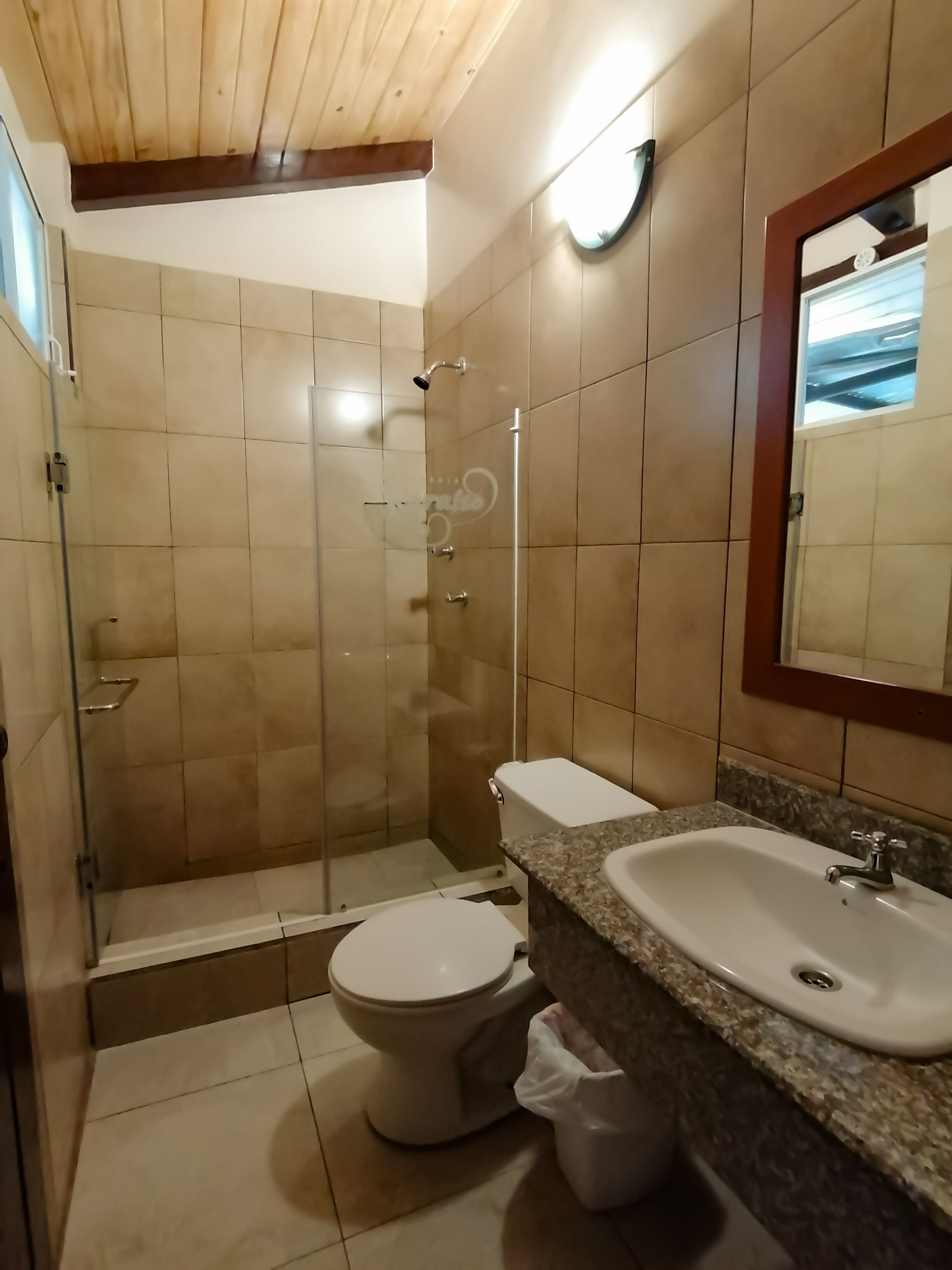 double room | bathroom | shower, rainfall showerhead, designer toiletries, hair dryer