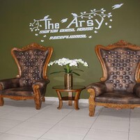 Zona de estar del vestíbulo