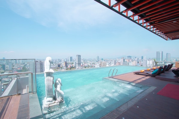 Rooftop pool