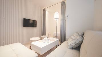 Semi Double Bed, Sofa Bed Type B, Non Smoking | Desk, laptop workspace, blackout drapes, iron/ironing board