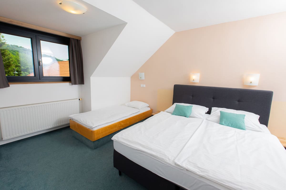 Comfort Triple Room, Multiple Beds, Non Smoking, Private Bathroom | View from room
