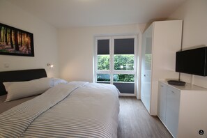 Refugium 1 | 2 Schlafzimmer, Zimmersafe, individuell dekoriert