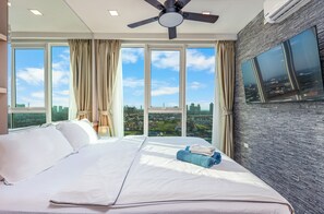 1 chambre, couette en duvet d'oie, surmatelas