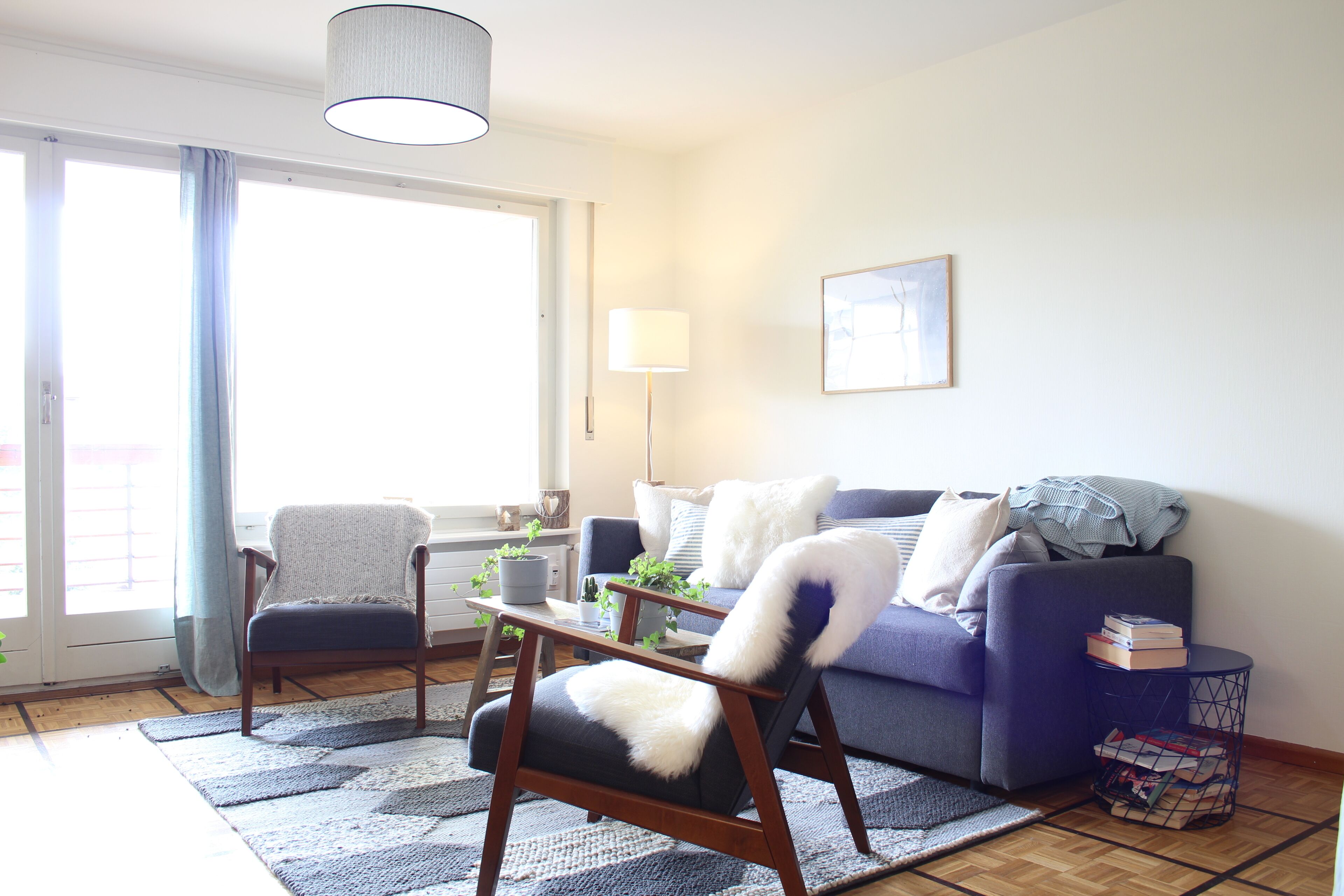 Comfort Apartment, 2 Bedrooms, Non Smoking, Kitchen | Living room | Flat-screen TV